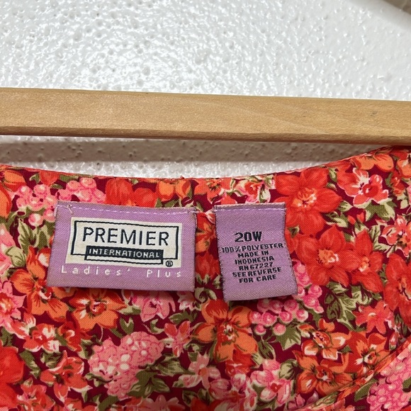 VTG 90s Y2K Floral Sleeveless Maxi Dress Size 20W - Picture 11 of 12